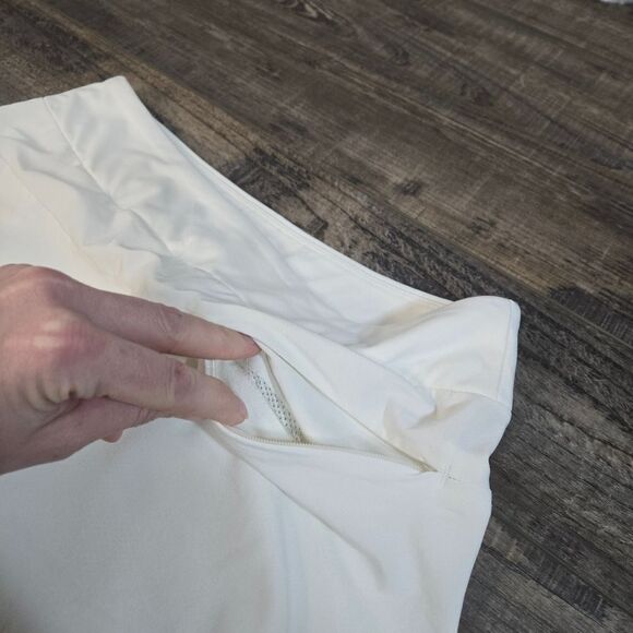 Nike Dri-fit Skort Pickleball Tennis Racket Sports White 3 Pockets Shorts Xs - Picture 11 of 12